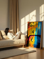 Urban Reflection – Surreal City Mirror Wall Art 338