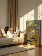 Gilded Nature – Surreal Gold Botanical Wall Art 223