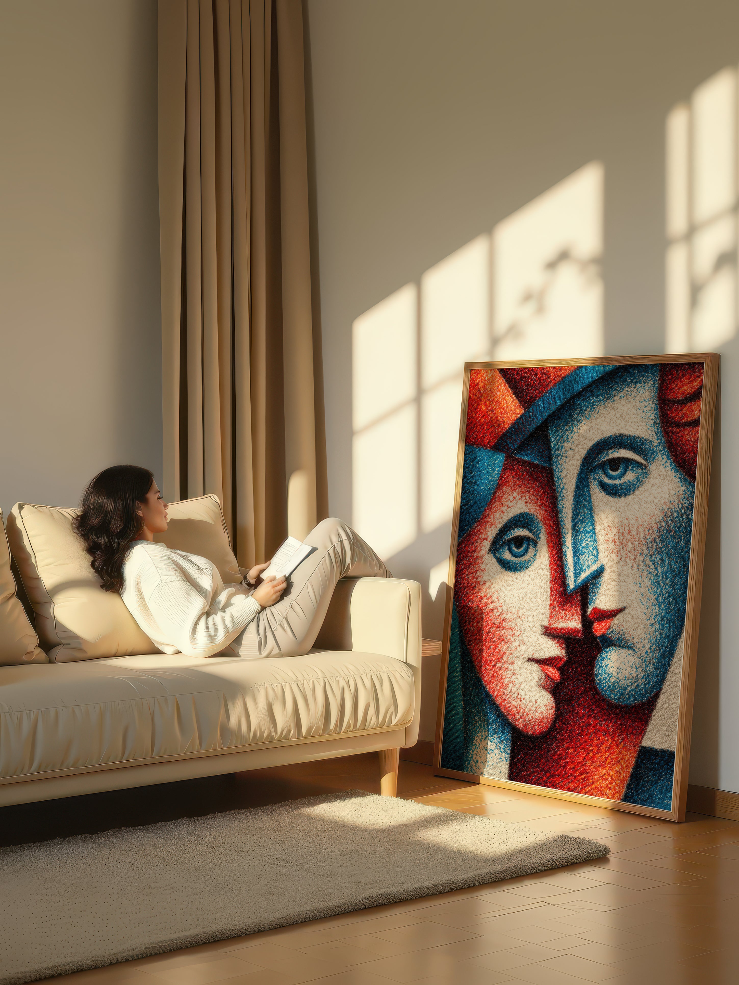 Abstract Duo – Surreal Abstract Wall Art 147
