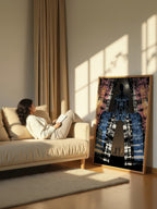 Galactic Figure Art – Surreal Cosmic Portrait Wall Art 313