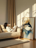Ocean Leap – Surreal Ink Splash Marine Wildlife Wall Art 294