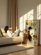 Whimsical Narrative – Surreal Storybook Scene Wall Art 291