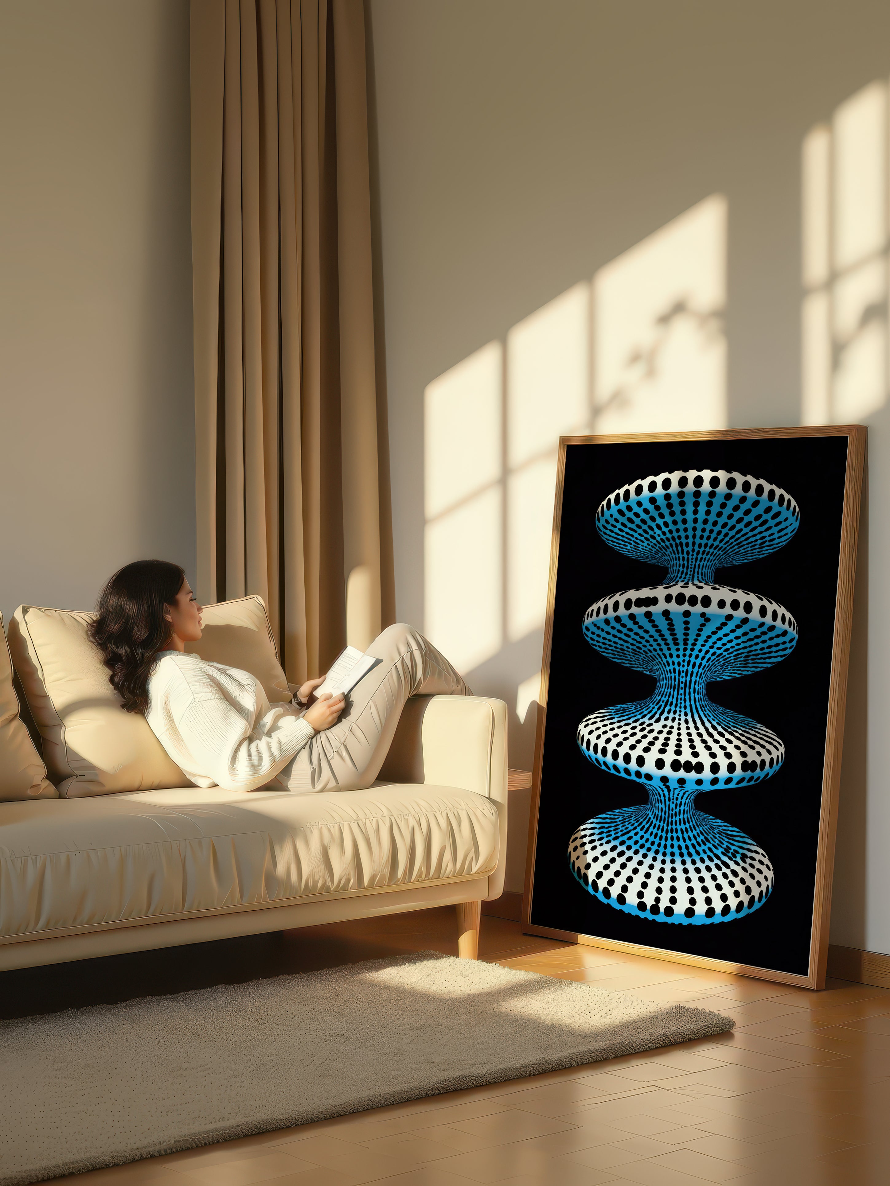 Psychedelic Op Art – Surreal Optical Wall Art 087