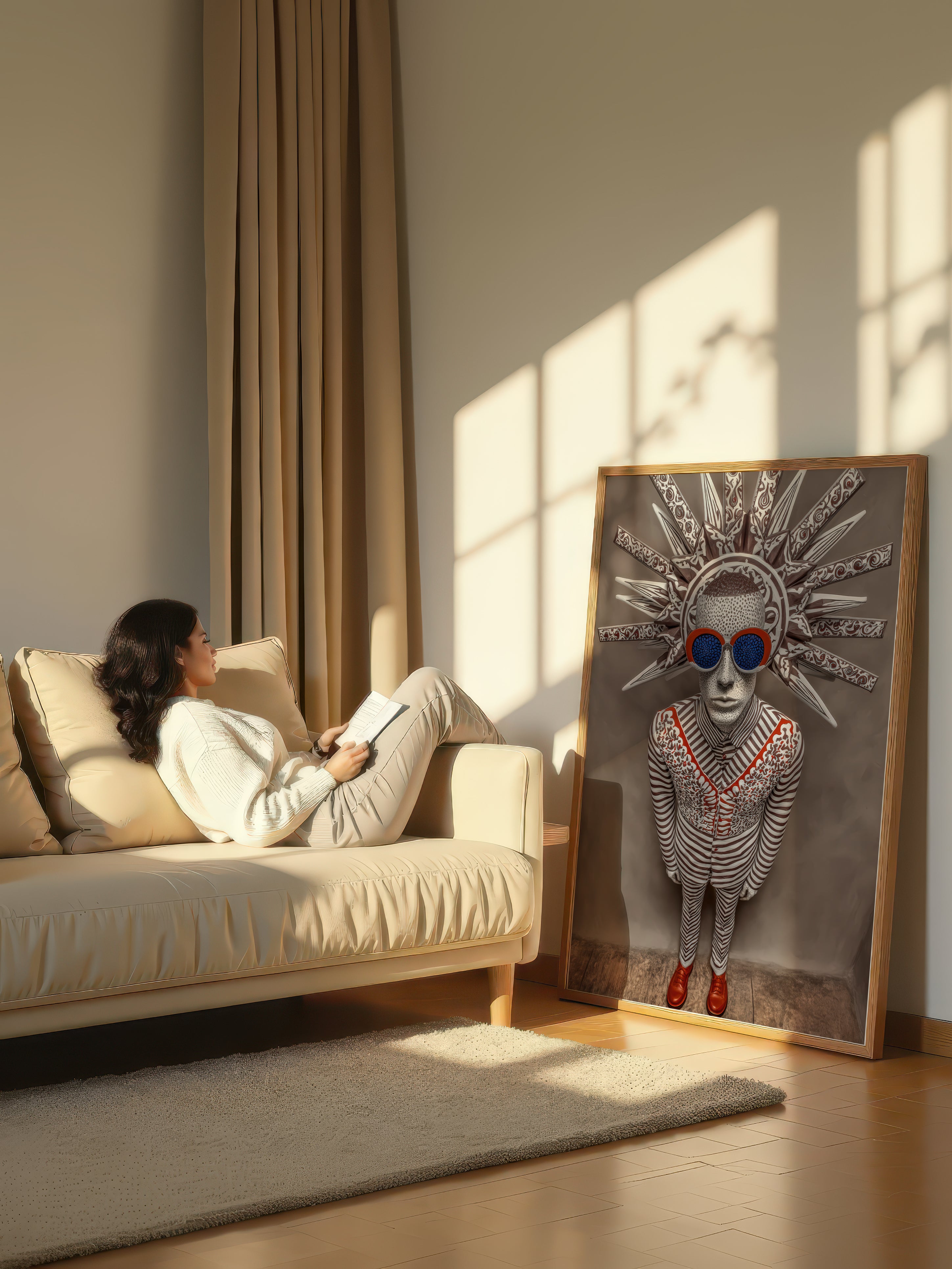 Fine Art Stylized Portrait – Surreal Fine Art Wall Art 032