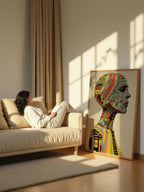Layered Figure – Surreal Abstract Wall Art 108