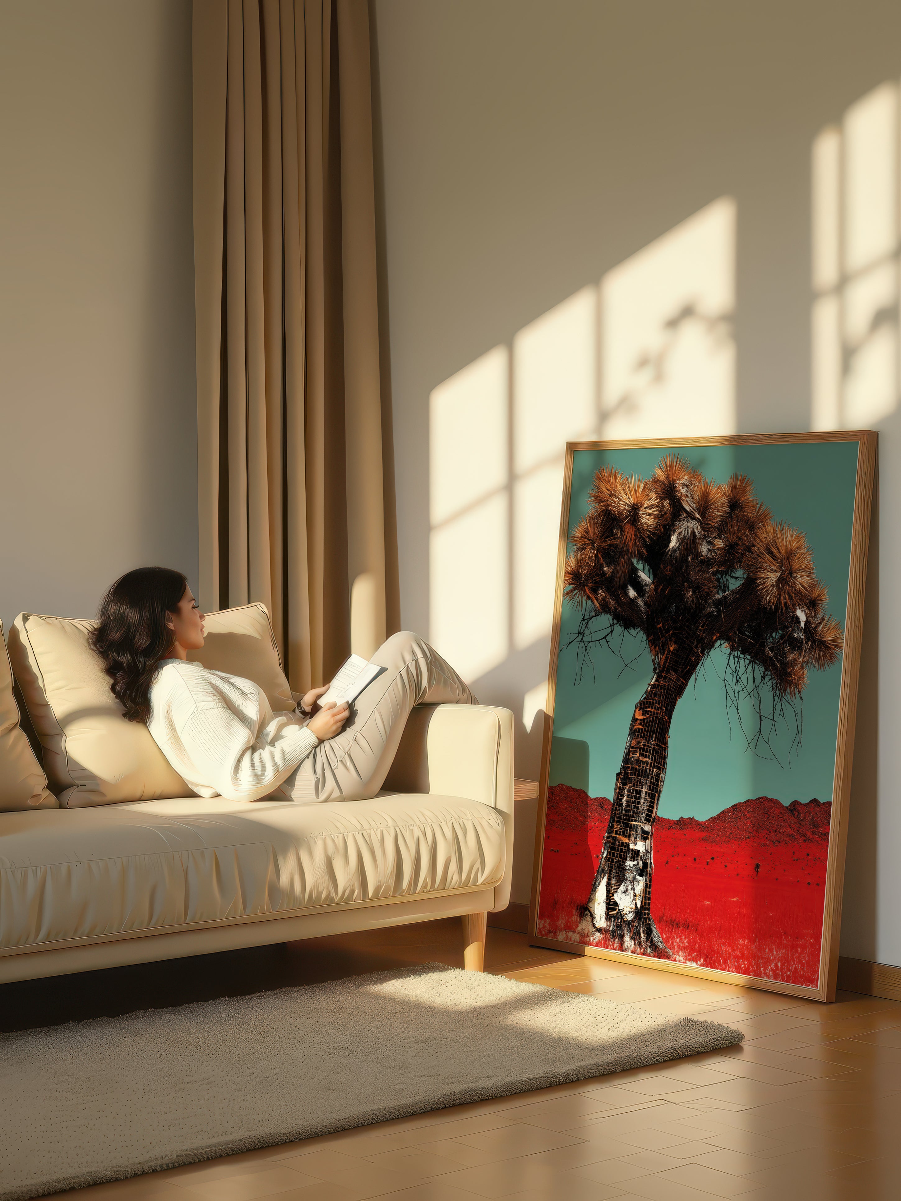 Surreal Desert Tree – Surreal Nature Wall Art 062