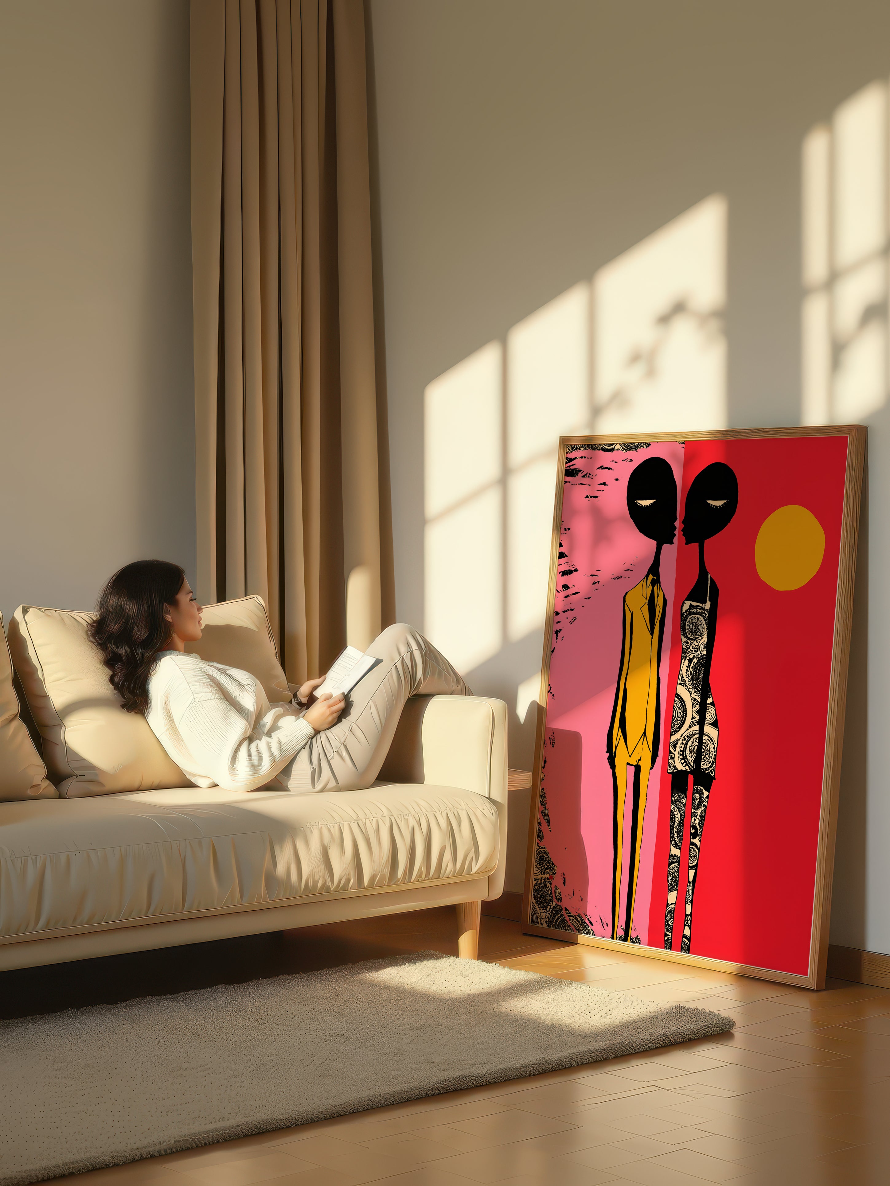 Psychedelic Pop Art – Surreal Kaleidoscope Figure Wall Art 240