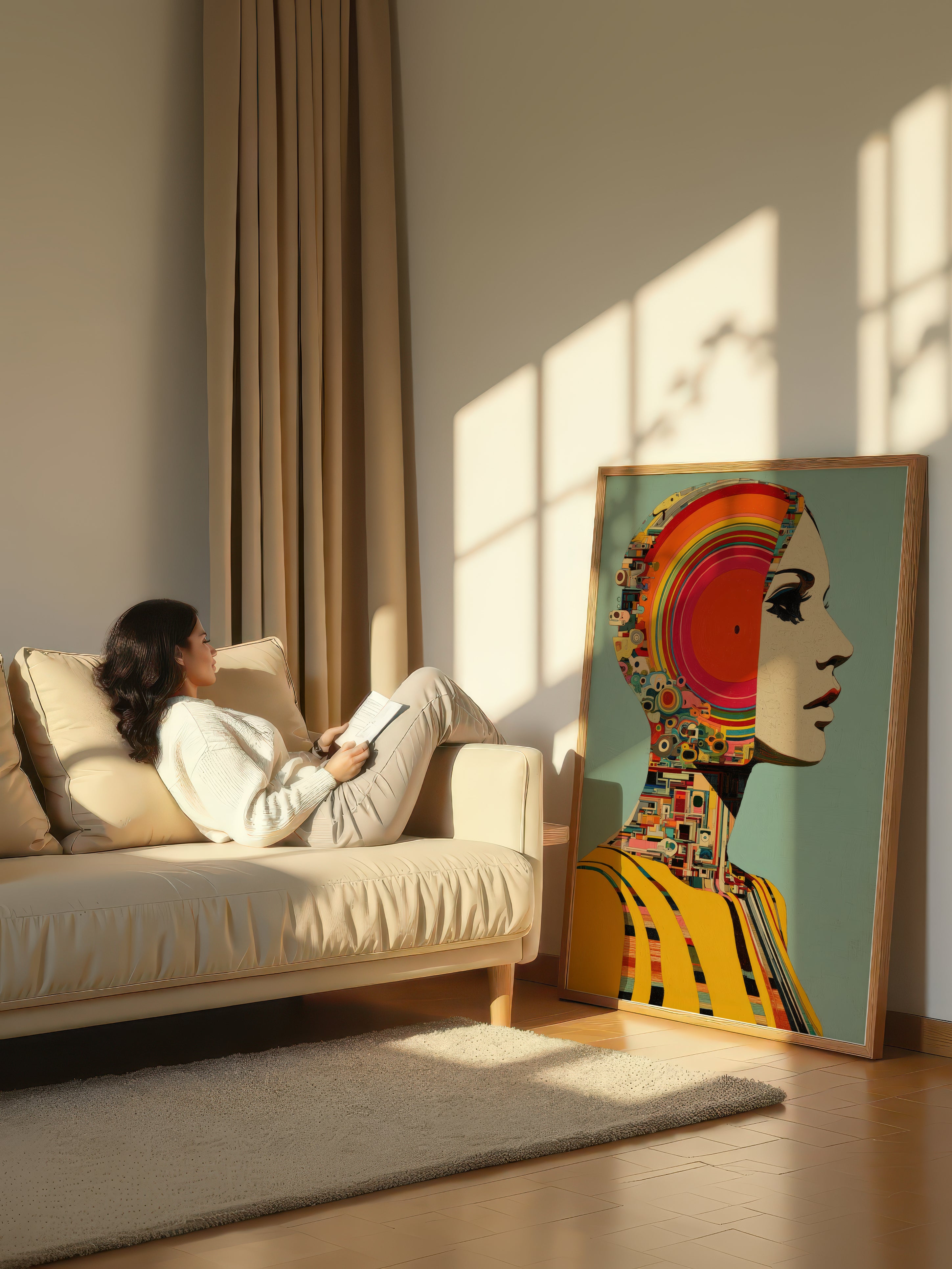 Psychedelic Pop Portrait – Surreal Psychedelic Wall Art 106