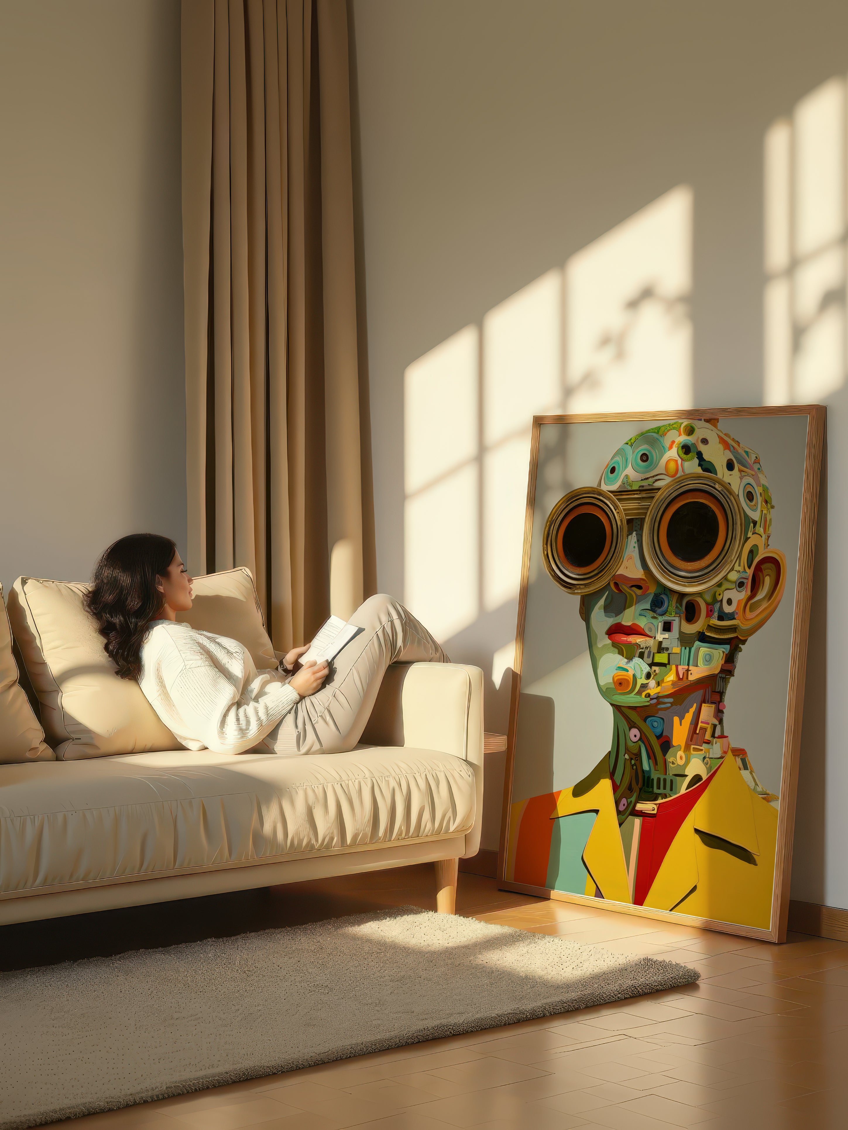 Pop Surreal Portrait – Surreal Pop Art Wall Art 107