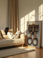 Scissors Face – Surreal Conceptual Wall Art 057