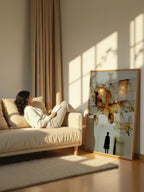 Aviation Ghost – Surreal Industrial Biplane Nostalgia Wall Art 375