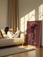 Contemporary Whimsical Portrait – Surreal Playful Figure Wall Art 210