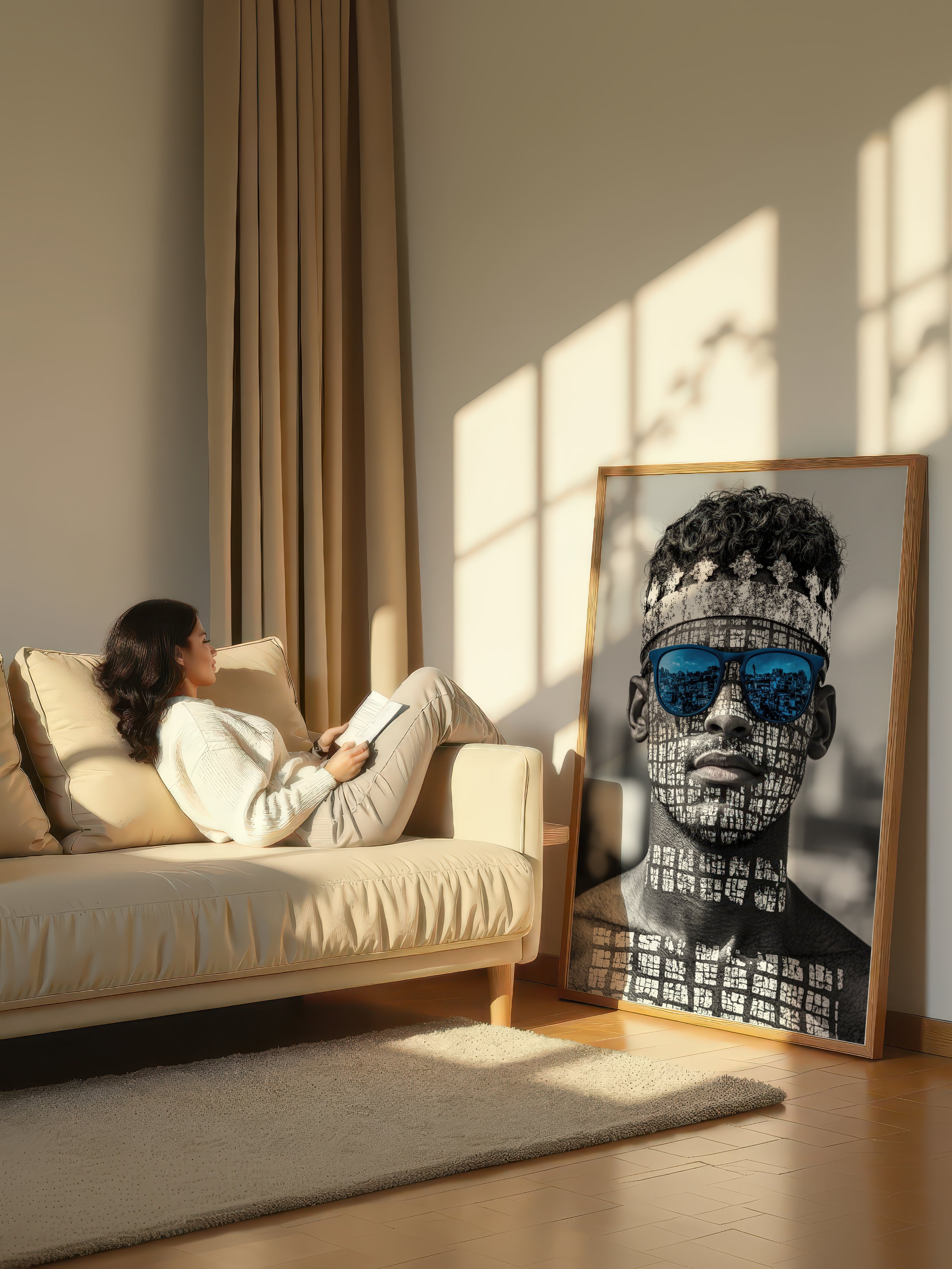 Conceptual Stipple Art – Surreal Pointillist Wall Art 019