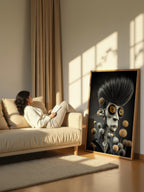 Floral Visionary – Surreal Avant-Garde Fashion Wall Art 263