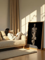 Modern Sculptural Figure – Surreal Sculptural Wall Art 152