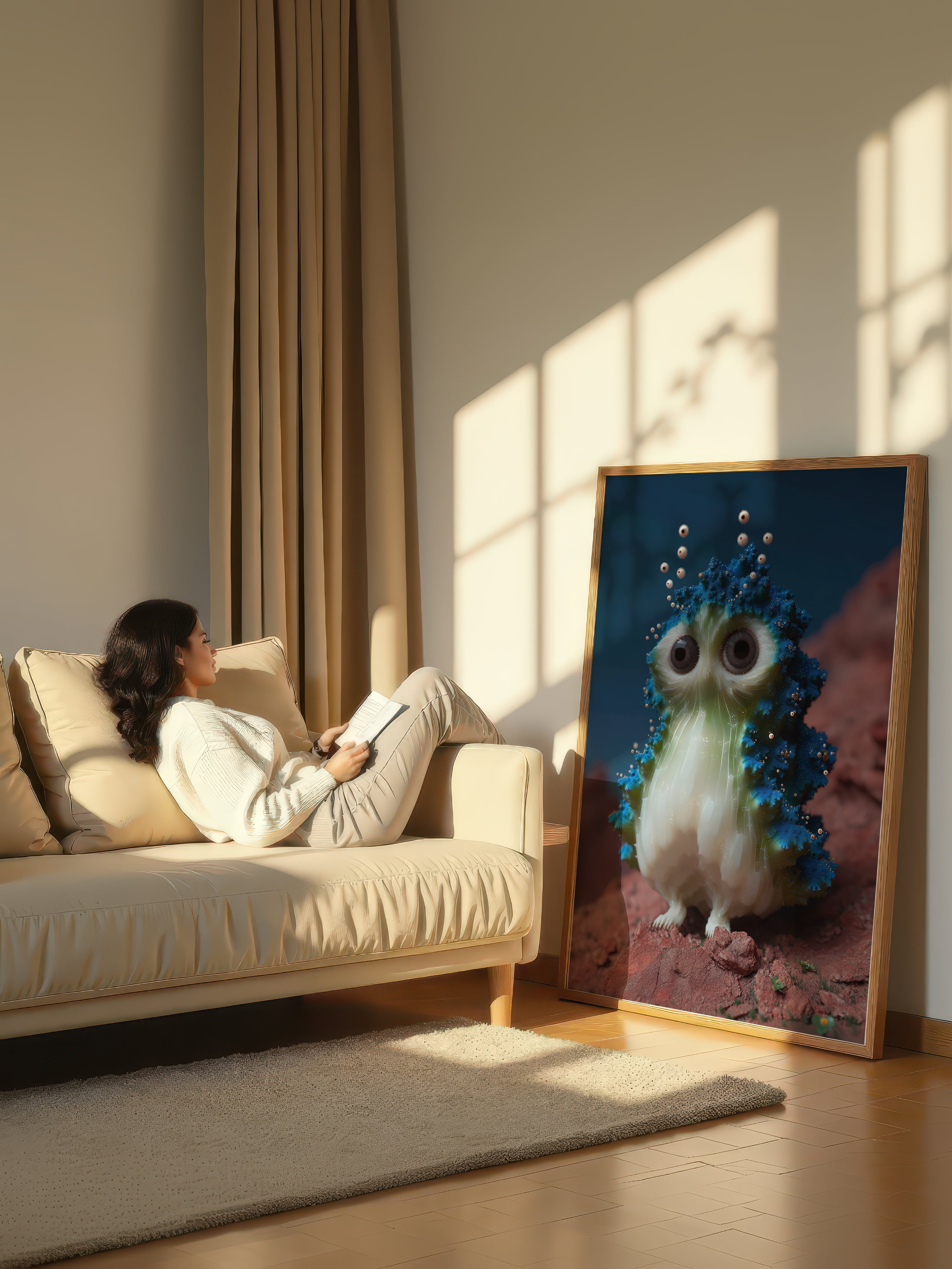 Fractal Creature – Surreal Abstract Wall Art 150