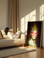 Futuristic Portrait – Surreal Sci-Fi Figure Wall Art 381