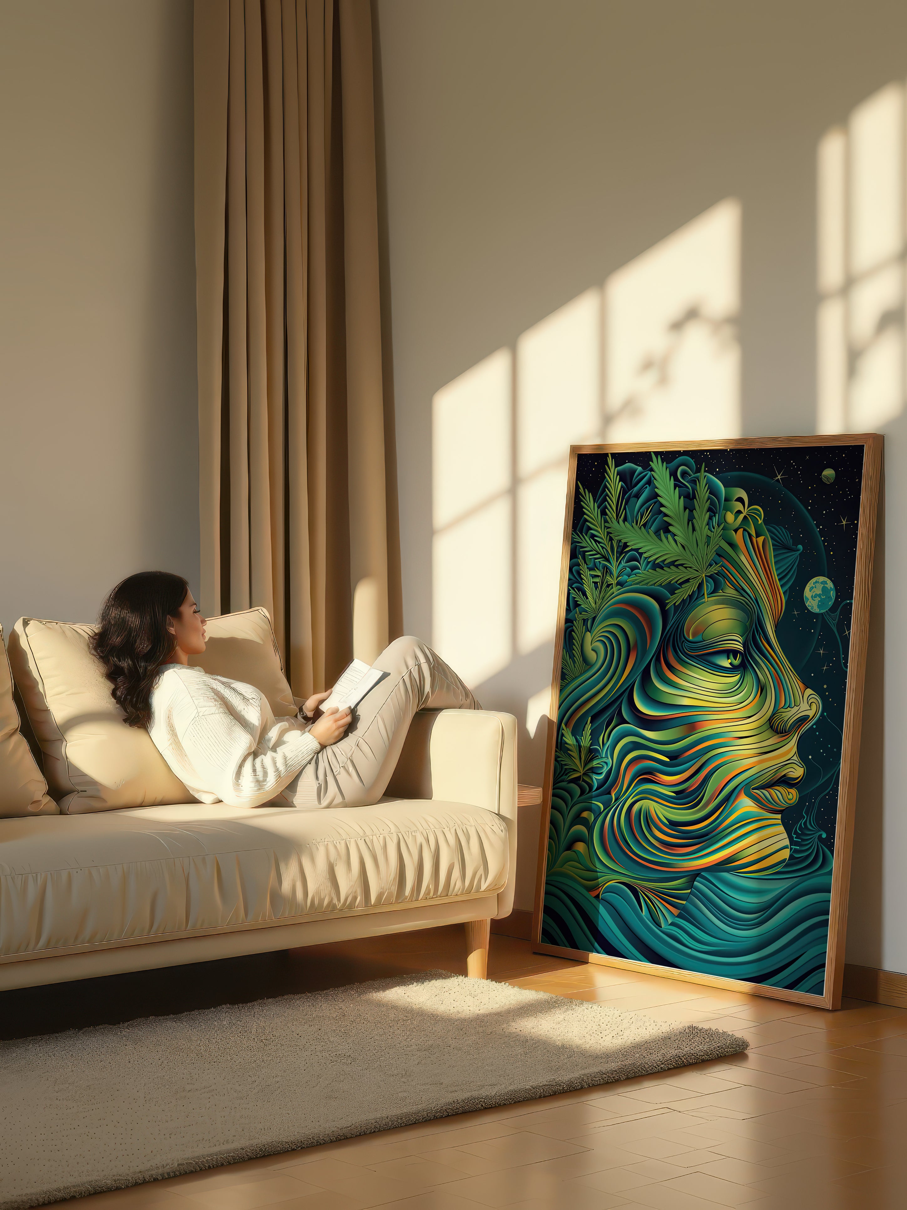 Visionary Nature Portrait – Surreal Nature Wall Art 128