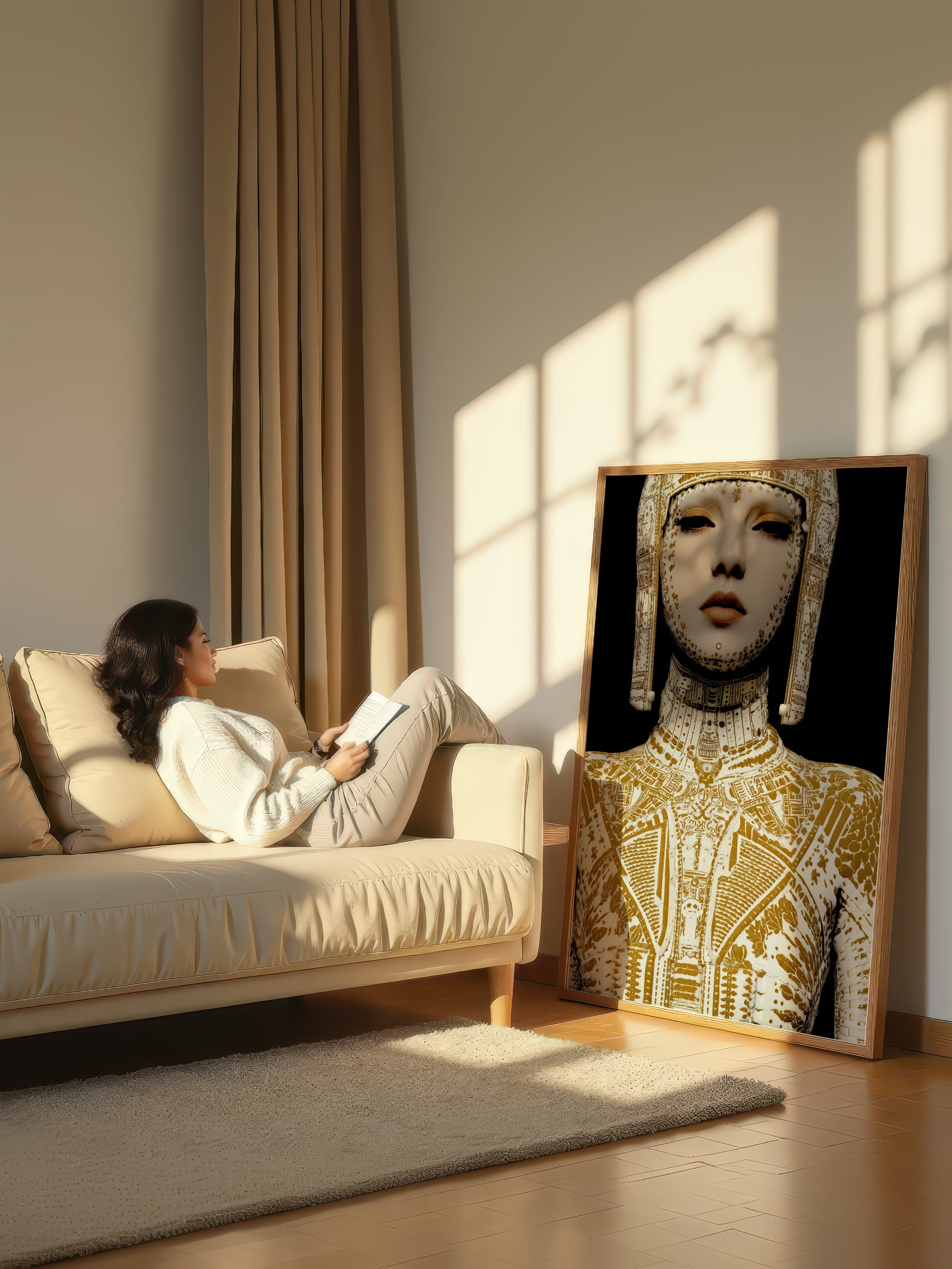 Contemporary Ornate Figure – Surreal Ornate Wall Art 143