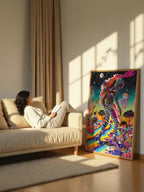 Cosmic Psychedelic Art – Surreal Cosmic Wall Art 094