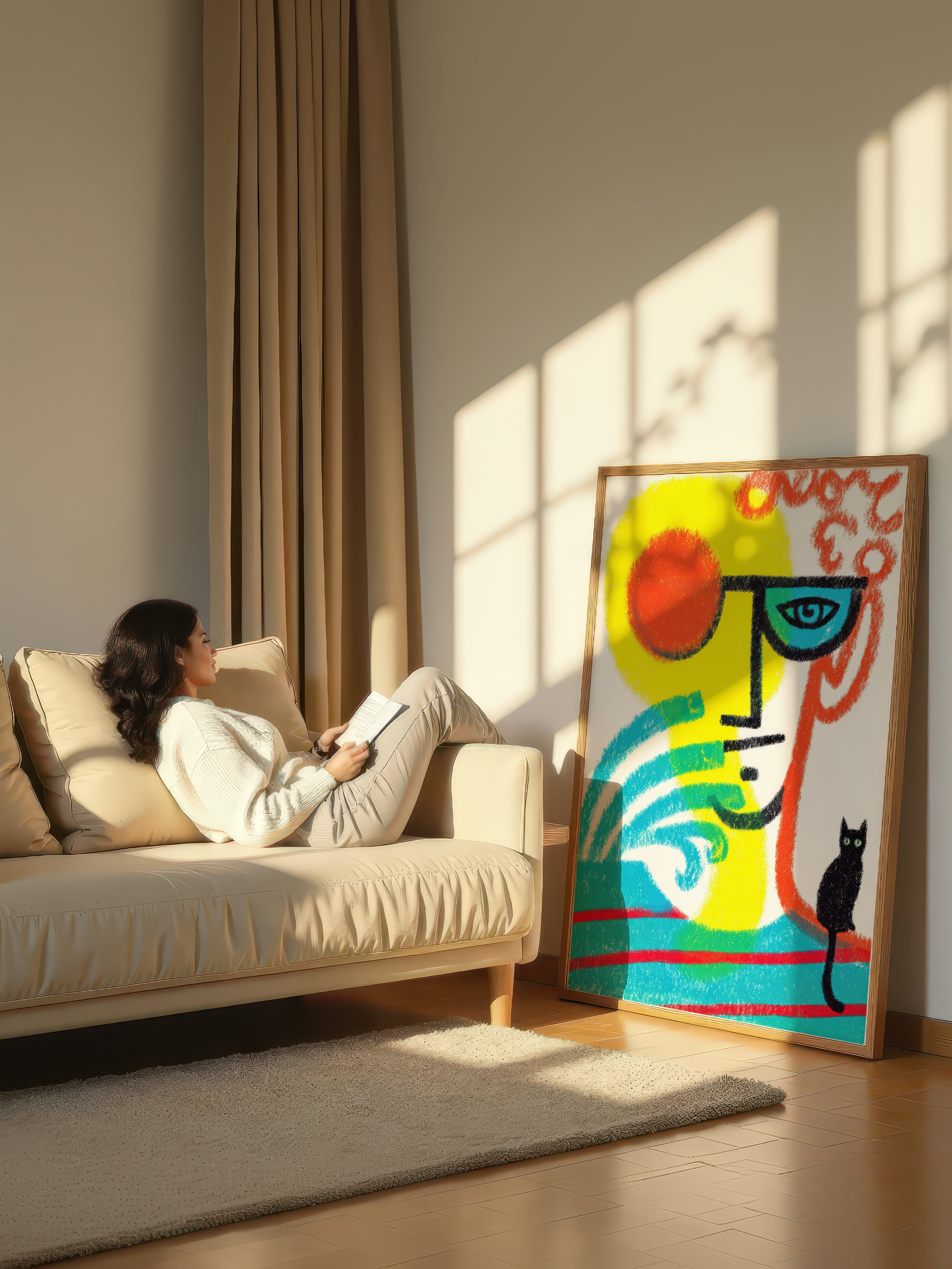 Graphic Pop Illustration – Surreal Bold Graphic Pop Wall Art 255