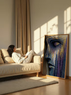 Forest Profile – Surreal Nature Abstract Portrait Wall Art 260