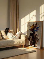 Surreal Folk Figure – Surreal Folk Art Wall Art 093