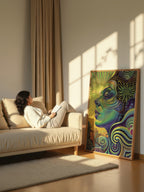 Psychedelic Profile – Surreal Psychedelic Wall Art 129