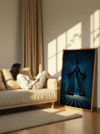 Contemporary Graphic Illustration – Surreal Bold Line Art Wall Art 279