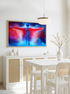 Luminous Headline – Surreal Abstract Pop Portrait Wall Art 332