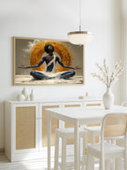 Stylized Meditative Art – Surreal Calm Abstract Wall Art 043