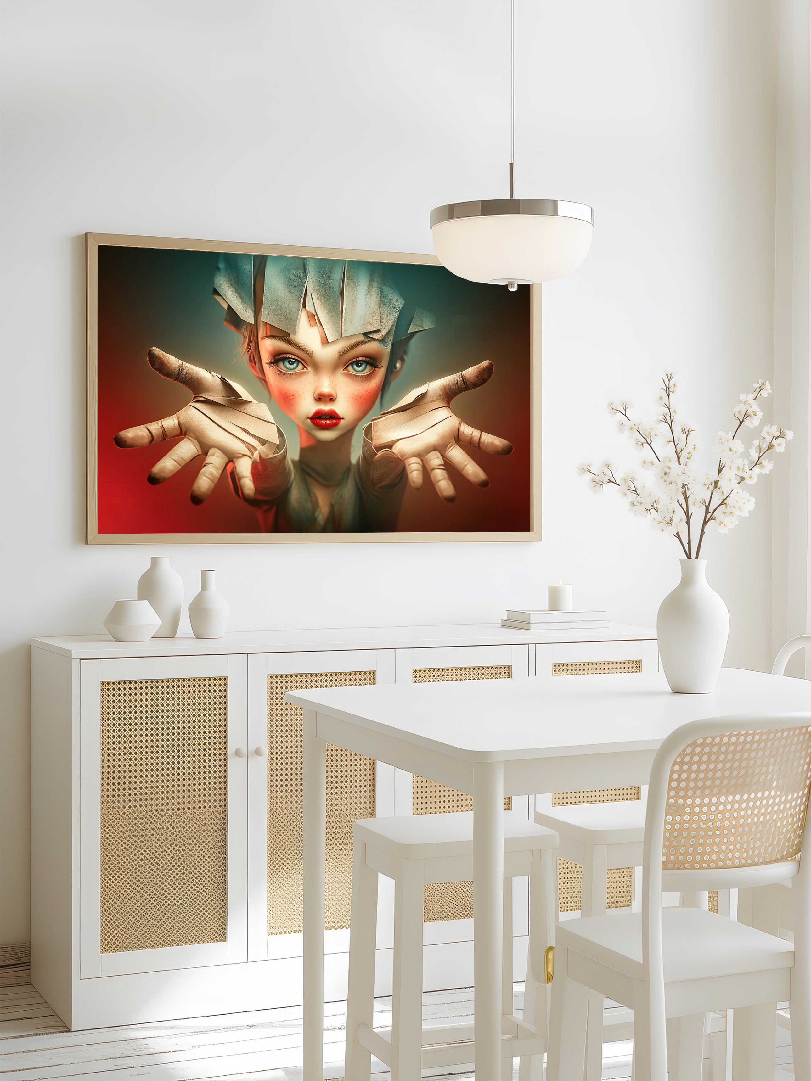 Surreal Portrait – Surreal Dreamlike Figure Wall Art 036
