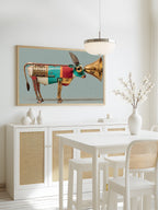Melodic Bovine – Surreal Whimsical Musical Wall Art 217