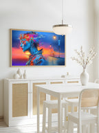 Twilight Prism – Surreal Cyber Fashion Wall Art 354