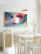 Prismatic Awakening – Psychedelic Surreal Portrait Wall Art 355