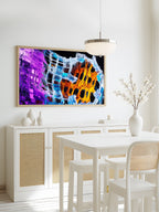 Prism Fracture – Surreal Crystalline Geometric Abstract Wall Art 034