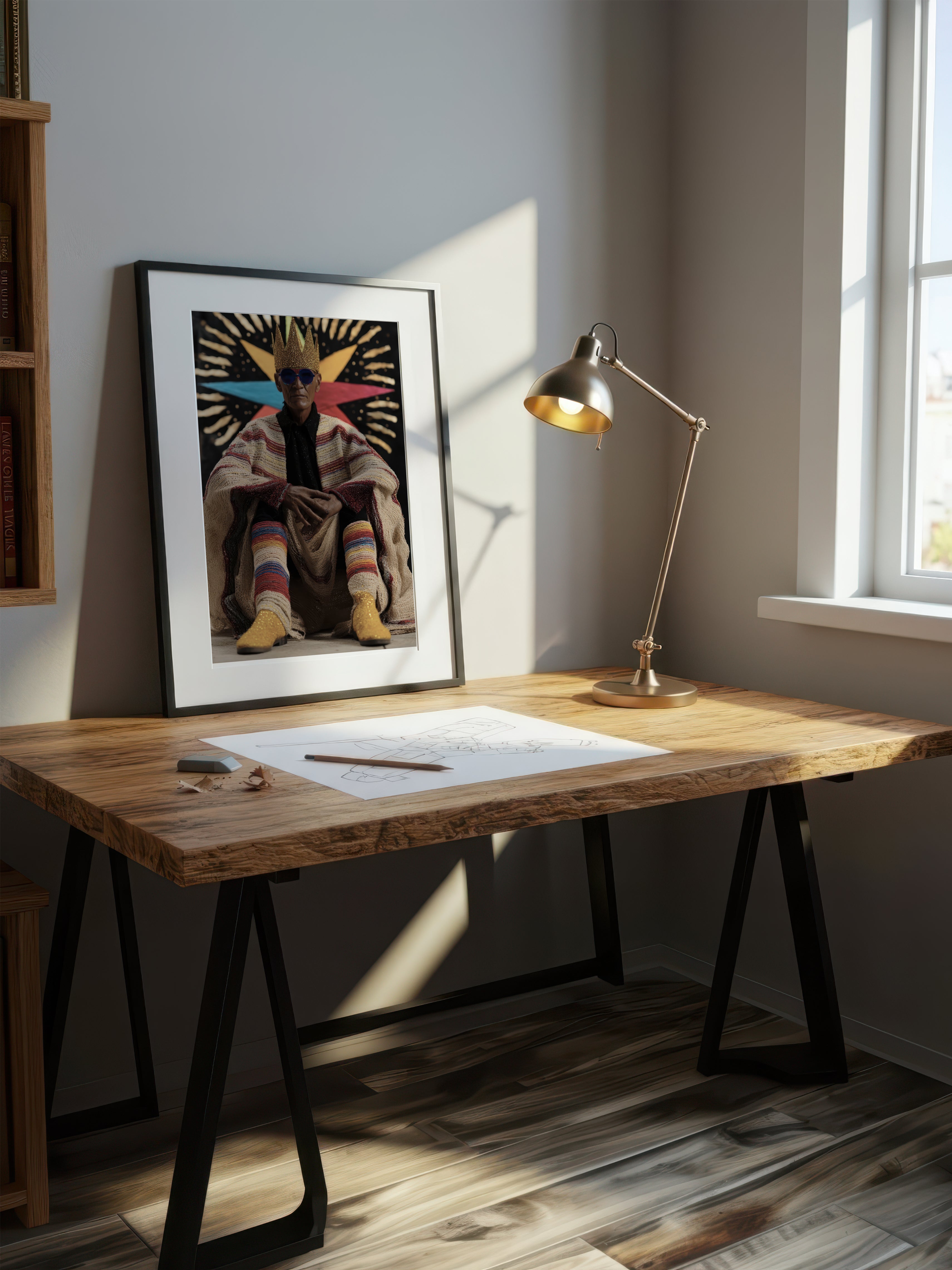 Modern Graphic Narrative – Surreal Graphic Wall Art 030