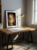 Radiant Silhouette – Surreal Glowing Figure Wall Art 312