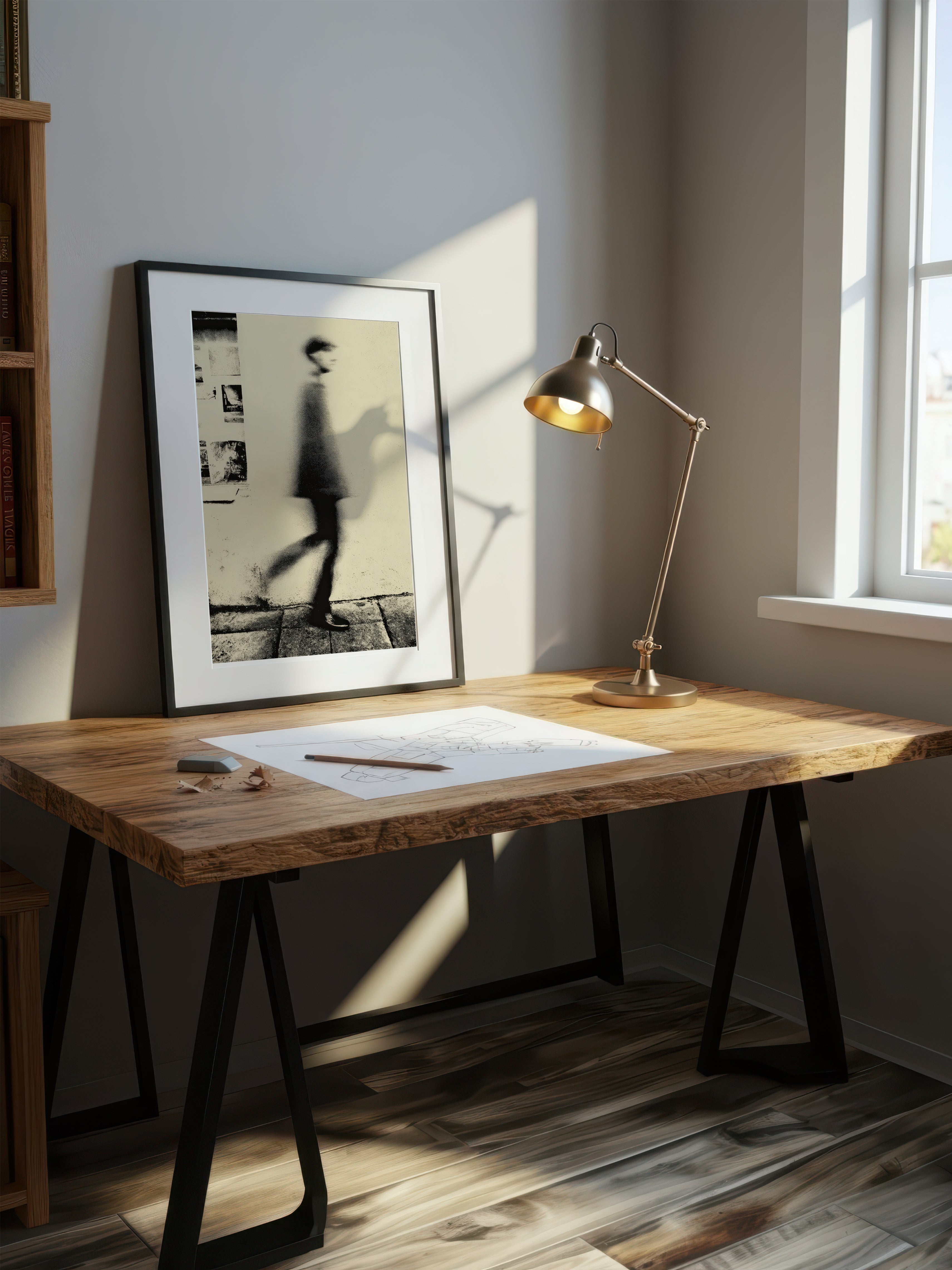 Contemporary Blur – Surreal Motion Abstract Wall Art 399