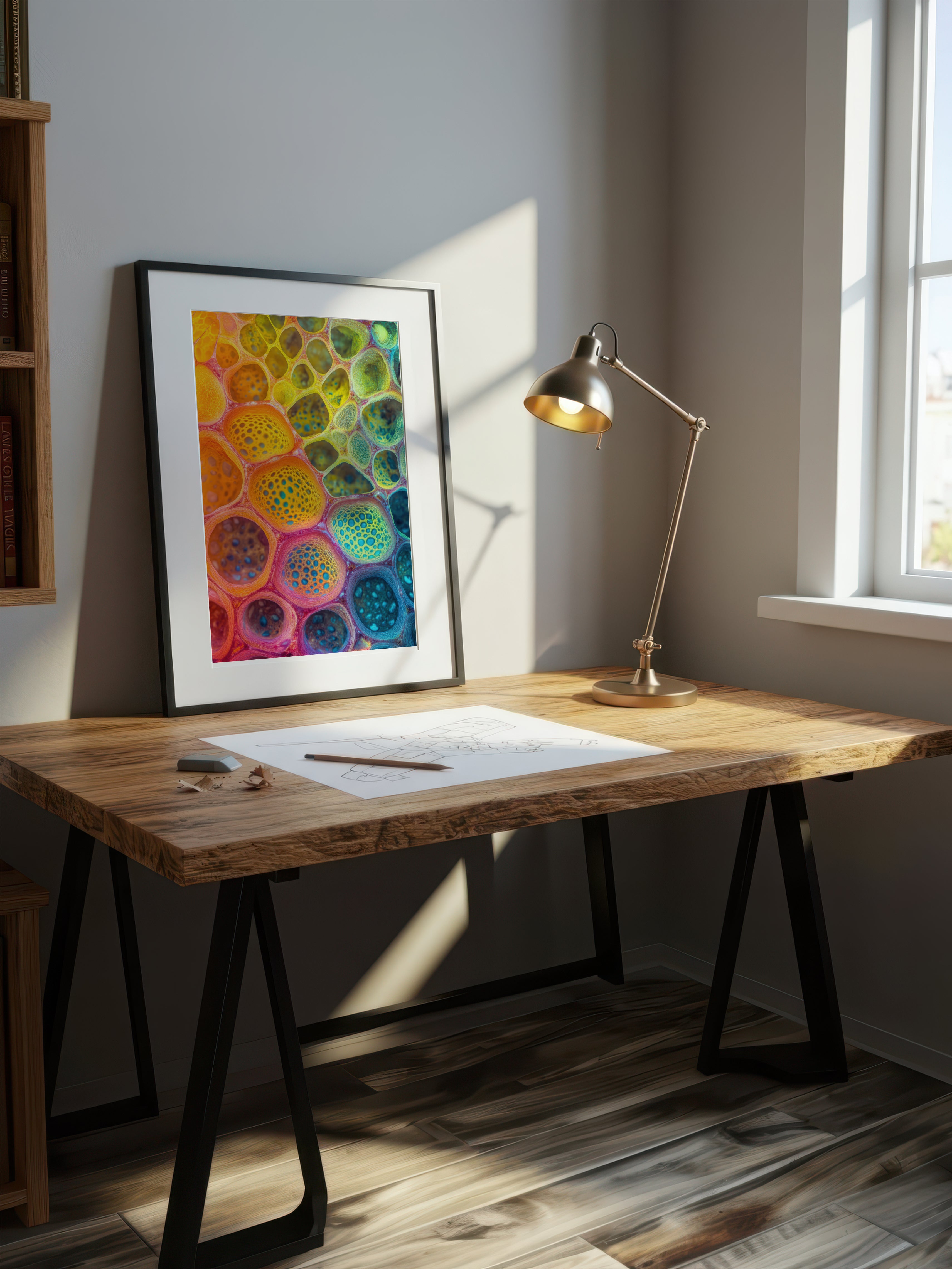Vivid Macro – Surreal Close-Up Nature Wall Art 306