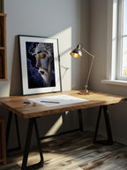 Woven Silence – Surreal Avant-Garde Mesh Portrait Wall Art 330