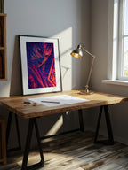 Neon Body Paint Art – Surreal Neon Wall Art 066