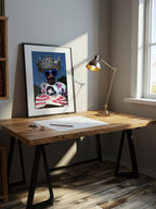 Avant-Garde Chrome Art – Surreal Metallic Wall Art 051