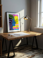 Retro Graphic Portrait – Surreal Bold Pop Graphic Wall Art 202