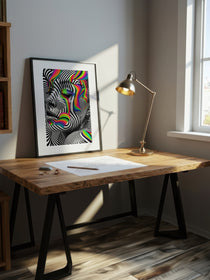 Rainbow Psychedelic Portrait 309