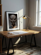 Metallic Form – Surreal Metallic Wall Art 153