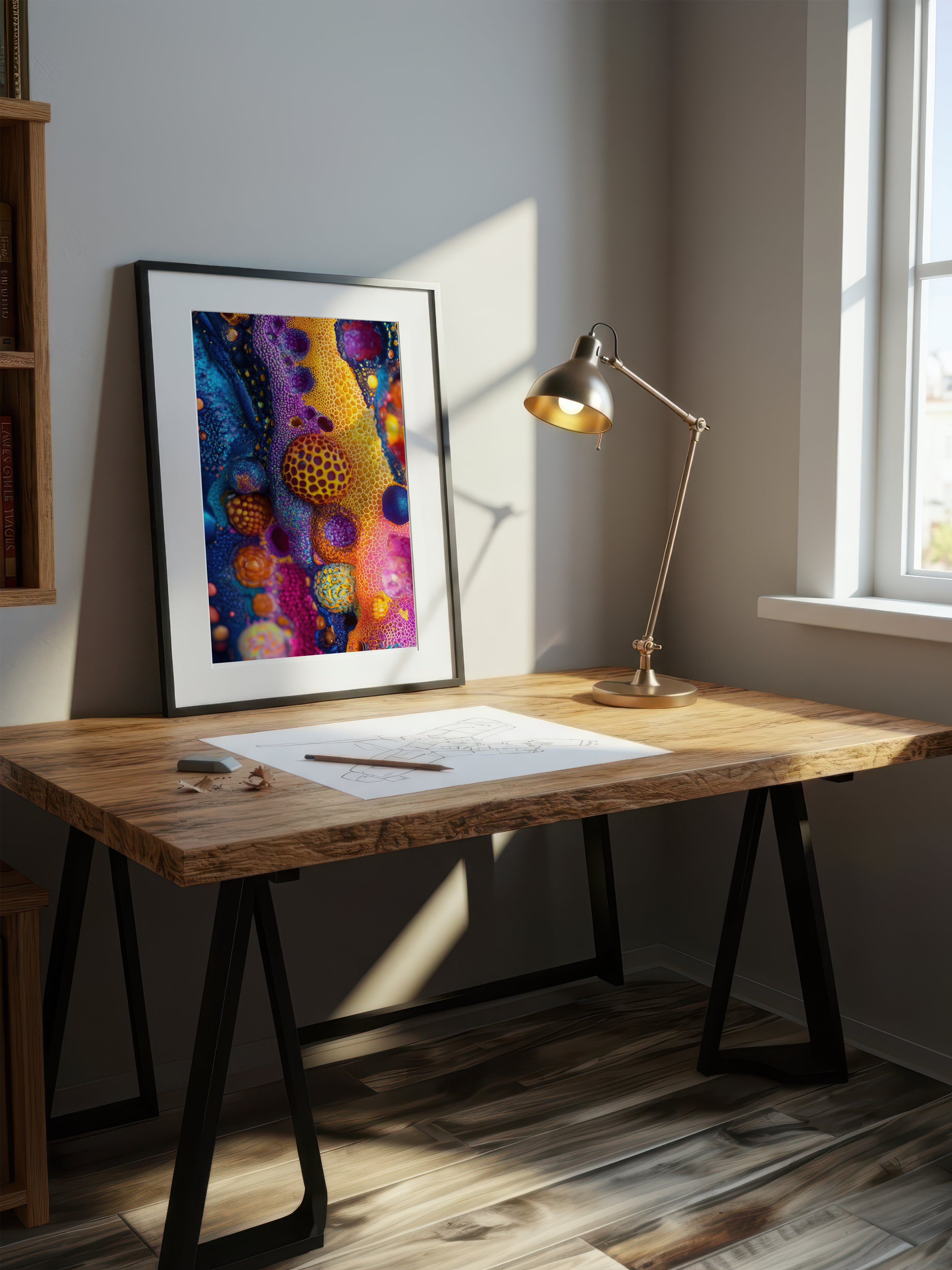Intricate Texture – Surreal Detailed Surface Wall Art 307