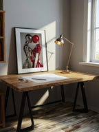 Sculptural Couple Art – Surreal Romantic Wall Art 096