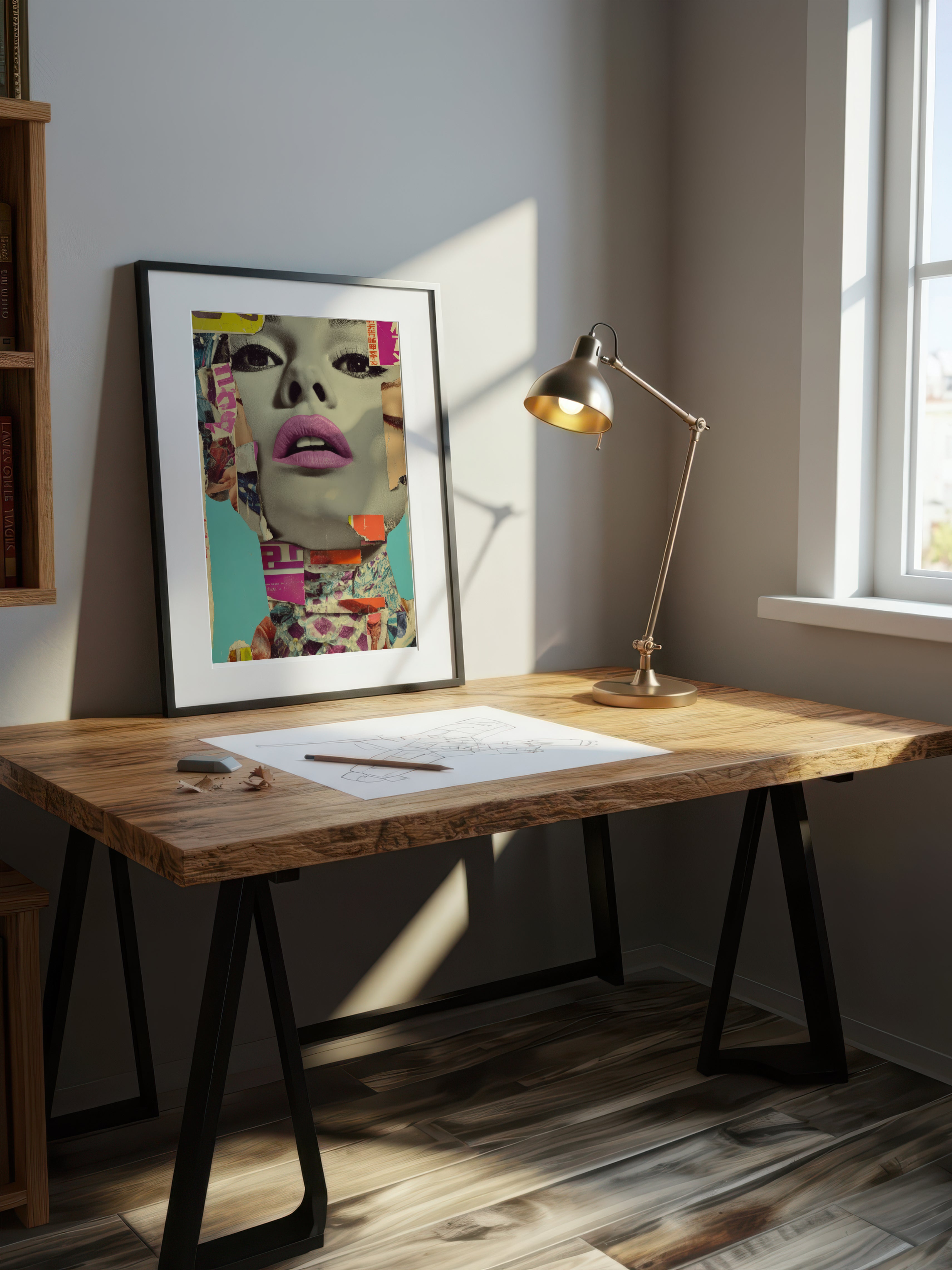 Pop Art Collage – Surreal Mixed Media Pop Wall Art 357