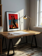 Graphic Minimalist Figures – Surreal Abstract Duo Wall Art 241